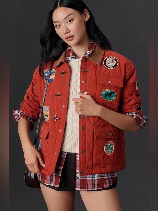 Found Jackets & Blazers - FOUND Farmstead Quilt Patch Jacket